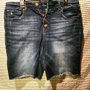 Ladies Denim Shorts-Time and Tru-Size 12